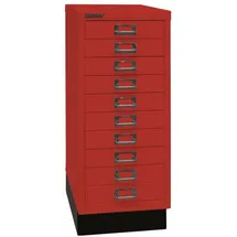 BISLEY MultiDrawer Schubladenschrank 38 x 28 x 67 cm rot