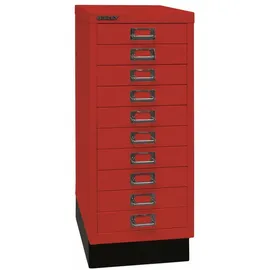BISLEY MultiDrawer Schubladenschrank 38 x 28 x 67 cm rot