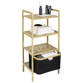 Wenko Ecori Standregal 44 x 93,5 x 33 cm Schwarz