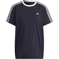 adidas Adidas, Essentials 3-Stripes, T-Shirt, Unser Höchst/Weiß, Xs, Frau