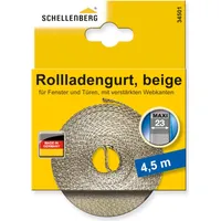 Schellenberg Rolladengurt Maxi 23 mm 4,5 m beige