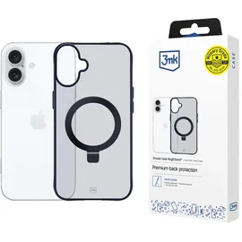 OEM Apple iPhone 16 plus – 3mk Smoke Case Mag&Stand Hülle