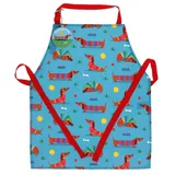Rex London Kochschürze Kinderschürze mit verstellbarem Nackenriemen Baumwolle