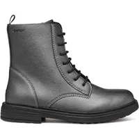 GEOX J Eclair Girl D Ankle Boot, Gun, 35