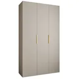 abiks möbel Drehtürenschrank COMO 140 x 245,5 x 40 cm Gold