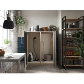 Respekta Merle Küchenmöbel-Set 120 x 60 x 144,9 cm Grau