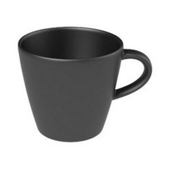 Villeroy & Boch Tasse Manufacture Rock Kaffeetasse 150 ml, Porzellan schwarz
