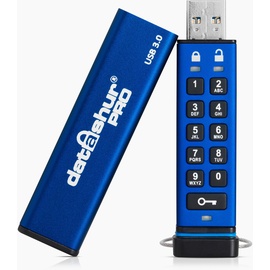 iStorage datAshur Pro 8GB blau USB 3.0 (IS-FL-DA3-256-8)