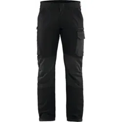 Blakläder Service Bundhose, schwarz / dunkelgrau, Konfektionsgröße 52