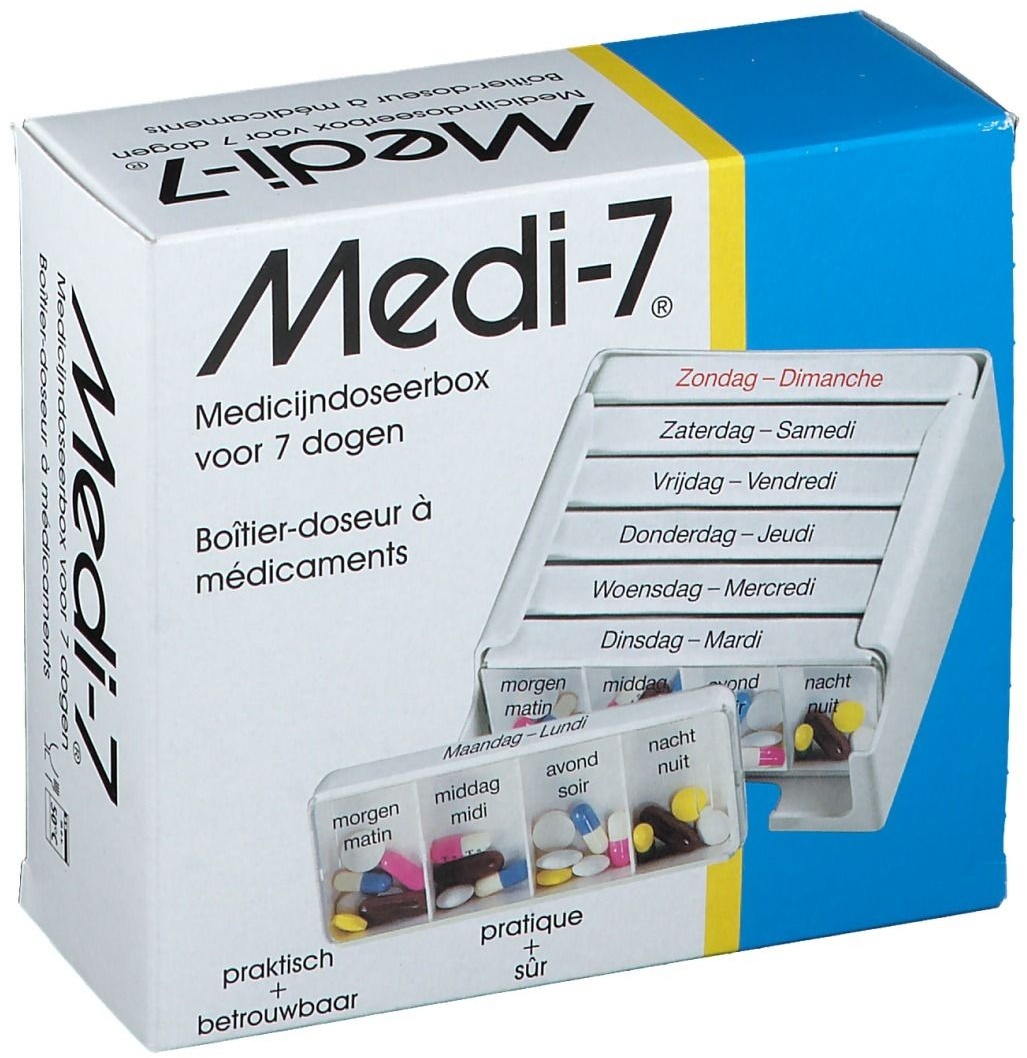 Medi-7 Pilullier Semaine 1 pc(s) Boîte