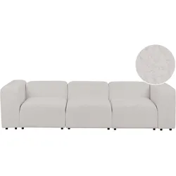 3-Sitzer Sofa Bouclé hellgrau FALSTERBO