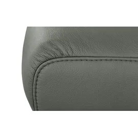 HIMOLLA Ecksofa Leder 9707 ¦ grau ¦ Maße (cm): B: 275 H: 84 T: 245