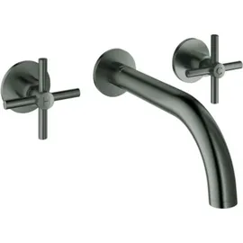 Grohe Atrio 3-Loch-Waschtisch-Batterie Hard Graphite