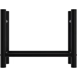 CLP Kaminholzständer Medya Metall 30 x 80 x 60 cm Schwarz