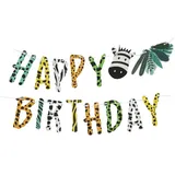 Free & Easy Happy Birthday Girlande 180 cm Bunt