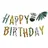 Free & Easy Happy Birthday Girlande 180 cm Bunt