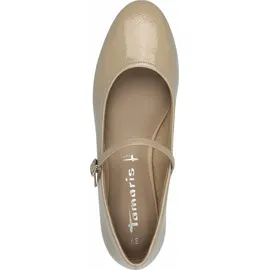 TAMARIS Ballerina Damen, Vegan Elegant beige,EU 38