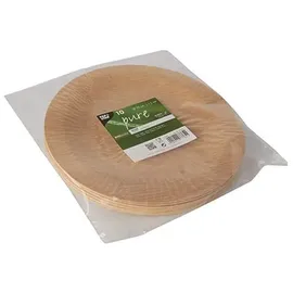 Papstar Teller rund 18 cm 10 St. Naturfarben