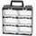 Iris Ohyama - Organizer, Box, Truhe, Mülleimer, Werkzeugkasten, Diy, Schraubenschließfach Mit Ergonomischen Griffen, 1er-set, Solide, Bpa-frei, Garage, Büro, Uc-6w, Schwarz
