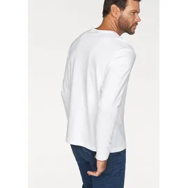 MAN'S WORLD Langarmshirt in weiß | Gr.: 72/74
