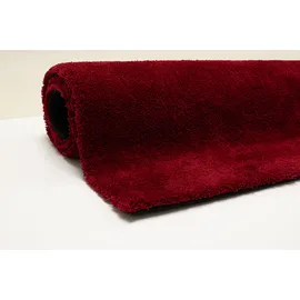 Tom Tailor Hochflor-Teppich TOM TAILOR HOME "Shaggy Teppich Cozy", rot, B:65cm H:25mm L:135cm, Polyester, Teppiche, Uni Farben, auch in Pastell Farben, weich & kuschelig