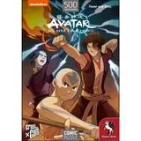 Cross Cult Pegasus 76002G - Avatar, Der Herr der Elemente (Feuer und Blitz), Comic-Puzzle, 500 Teile