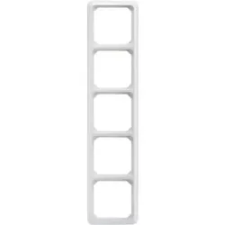 Elso 224504 Rahmen 5-fach FASHION Thermo reinweiß