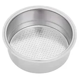 Cikonielf Kaffeefilter,Doppelschichtiger Edelstahl-Kaffeefilter Druckfilterkorb Kaffeemaschinenzubehör für Haushaltscafé(#2)