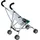 Bayer Chic 2000 - Puppenbuggy Roma, Mini-Buggy, Sternchen türkis