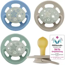 Nip Cherry Night leuchtende Schnuller 0-6 Monate 4er Pack Kirschform Latex