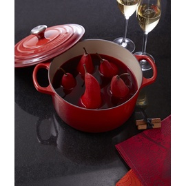Le Creuset Signature Bräter 22 cm rund kirschrot