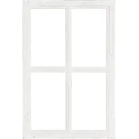 Posiwio Fenster weiß - (B)40 x (H)60 cm