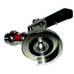Zubehörpaket 1 mit Flach Fitting, 10mm Bierschlauch und 0,5 kg CO2 Flasche