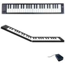 Carry-On Blackstar FP-49 Touch 49 Tasten, berührungsempfindlich, tragbar, zusammenklappbar, mit USB-MIDI-Controller, mit wiederaufladbarem Akku, Schwarz