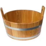 Blumenberg Saunawanne / Fußwanne Lärche, innen und außen Hygieneversiegelung ca. 16l
