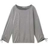 Tom Tailor Structured Stripe 3/4-arm T-Shirt Small Navy White Stripe XL