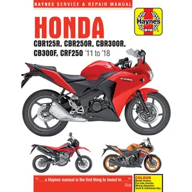 Haynes Honda CBR125R, CBR250R, CBR300R, CB300F & CRF250 (11-18) (Haynes Powersport)