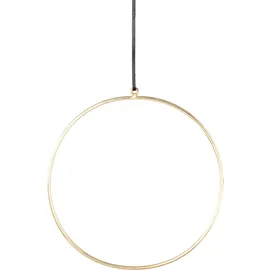 Creativ deco Dekohänger Ø 30 cm goldfarben