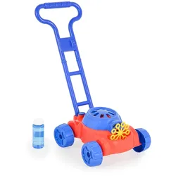 Moni Spielzeug Rasenmäher Bubble, Seifenblasenfunktion, Kunststoff, ab 3 Jahren blau