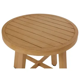MCW MCW-P82 Loungeset Holz-Optik creme