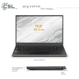 CSL R'Evolve C15 AMD Ryzen 5 5500U 32 GB RAM 500 GB SSD Win11 Home