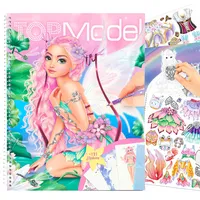DEPESCHE Create your TOP Model - Malbuch mit Stickern