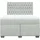 vidaXL Boxspringbett 140 x 200 cm Hellgrau