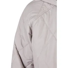 URBAN CLASSICS Oversized Diamond Quilted Mantel Warm Grey S