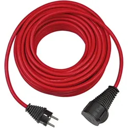 Baustellen-Verlängerungskabel 10m Kabel, IP44, rot