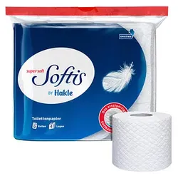 Softis Toilettenpapier 4-lagig, 9 Rollen