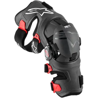 Alpinestars RK-7 Plasma Knie Orthesen - Schwarz/Rot / M
