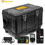 Diesel Luftstandheizung im Werkzeugkoffer - A2200BS - 8 kW - 12V/24V & AC 110–240 V - Bluetooth App & Fernbedienung - Konstanttemperatur & Lüfte...