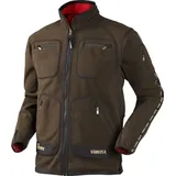 Härkila Kamko Wende-Fleecejacke braun/rot 2