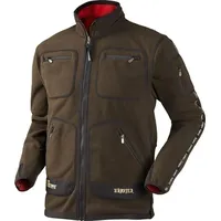 Härkila Kamko Wende-Fleecejacke braun/rot 2